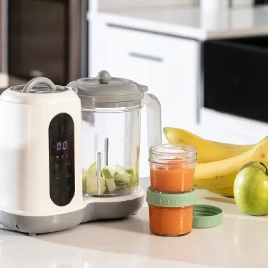 Glass Baby Food Storage Containers 12 Pack 4oz Baby Food Jars Reusable with Lids BPA-Free Leakproof Freezer, Microwave, Dishwasher Safe Baby Food Jars image {3}