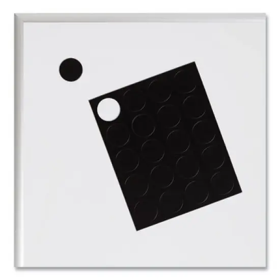 U Brands Heavy-Duty Board Magnets, Circles, Black, 0.75" Diameter, 20/Pack image {4}
