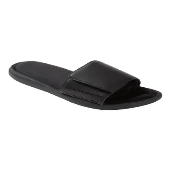 KingSize Men's Wide Width Memory Foam Adjustable Strap Closure Slide image {3}