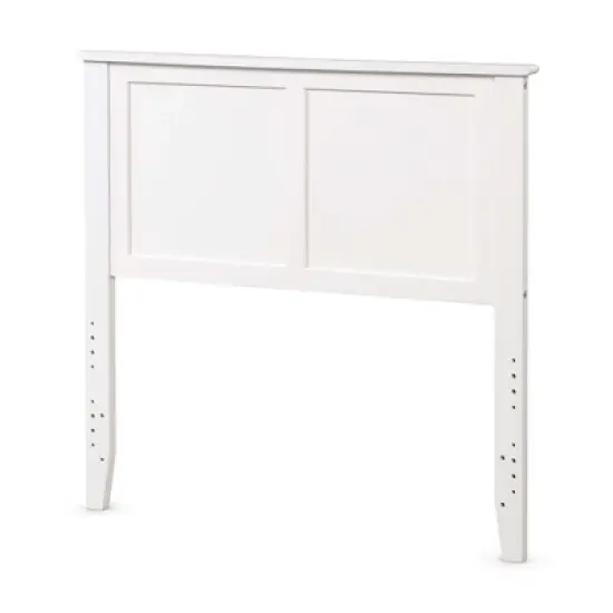 Costway Twin Wood Headboard Flat Panel Pre-drilled Holes Height Adjustment image {11}