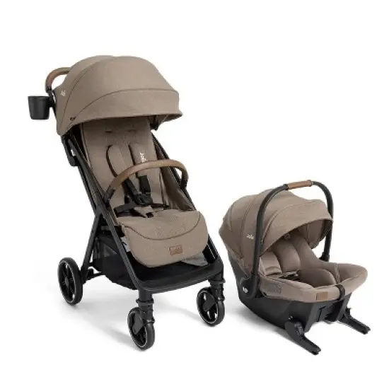 Joie Nutmeg Travel System with Mint Infant Car Seat - Maple image {5}