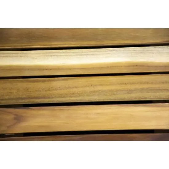 EcoDecors&reg; Harmony&reg; 30" Teak Wood Shower Bench with LiftAide&reg; Arms in EarthyTeak Finish image {10}