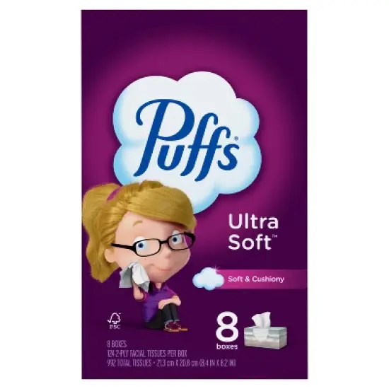 Puffs Ultra Soft Facial Tissue image {12}