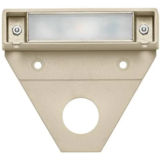 Hinkley Nuvi 3 1/4" Wide Sandstone LED Landscape Deck Light image {1}