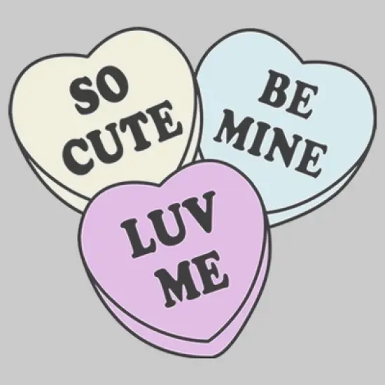Men's Lost Gods Valentine's Day Candy Hearts Sweatshirt image {1}