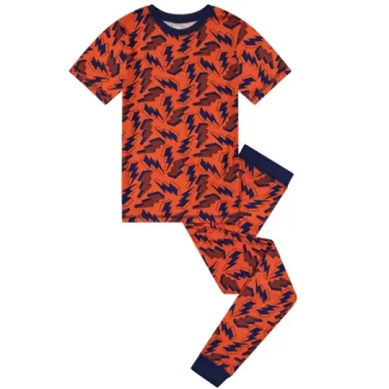 Sleep On It Boys Lightning Bolt Super Soft Snug Fit 2-Piece Pajama Sleep Set image {4}