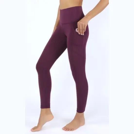 90 Degree by Reflex Womens Interlink High Waist Ankle Legging with Back Curved Yoke image {24}