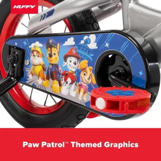 PAW Patrol Kids' Bike - 12" Wheels - LED Lights - Blue image {11}
