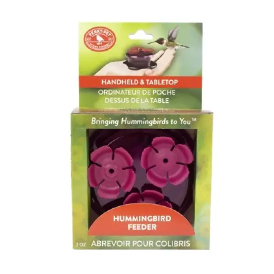 Perky-Pet Hummingbird 2 oz Plastic Handheld Bird Feeder 3 ports image {1}