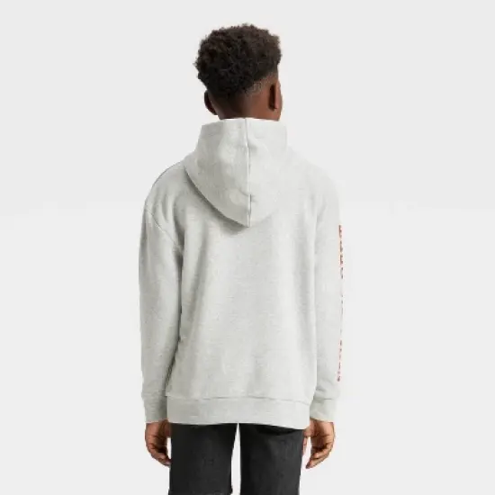 Boys' USC Football Hooded Sweatshirt - Gray image {2}