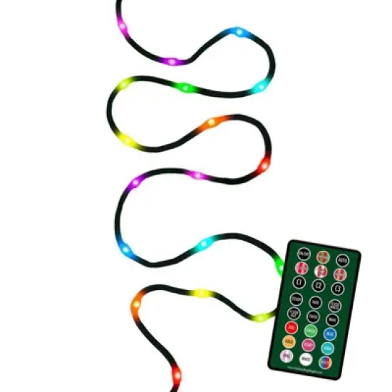 Celebrations Platinum LED Multicolored 100 ct String Christmas Lights 16.5 ft. image {1}
