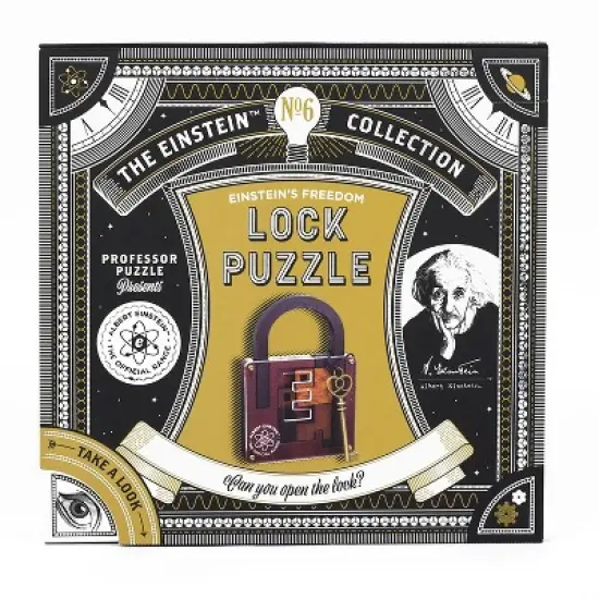 Professor Puzzle USA, Inc. Einsteins Lock 3D Brain Teaser Puzzle image {4}