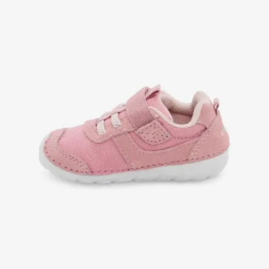 Stride Rite Kids Unisex Zips Runner Sneaker | 4.5 | Pink image {3}