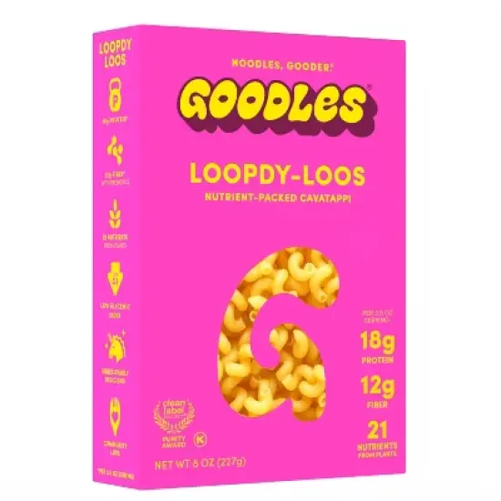 Goodles Dry Pasta Loopdy-Loos - 8 oz image {6}