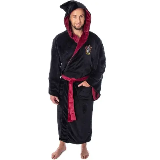Harry Potter Adult Fleece Plush Hooded Robe image {9}