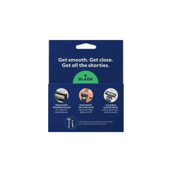 Dollar Shave Club 6-Blade Razor Refill - Compatible with 4 and 6 Blade Handles - 8ct image {2}