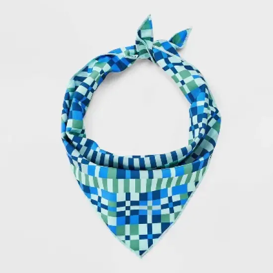 Geo Check Dog Bandana - Boots & Barkley&trade; One Size Fits Most image {1}