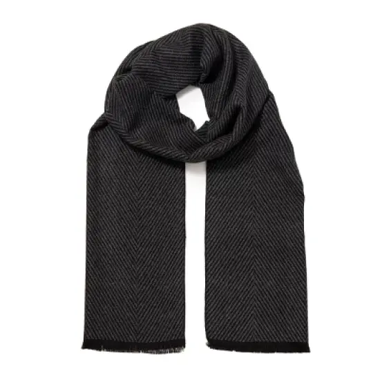 Men's Elegant Winter Scarf Cashmere Feel. image {5}