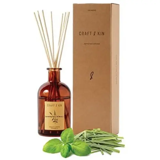 Craft & Kin Aromatherapy Scented Oil Reed Diffuser Set image {6}