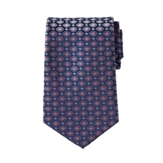 KingSize Men's Big & Tall  Extra Long Classic Geo Tie Necktie image {13}