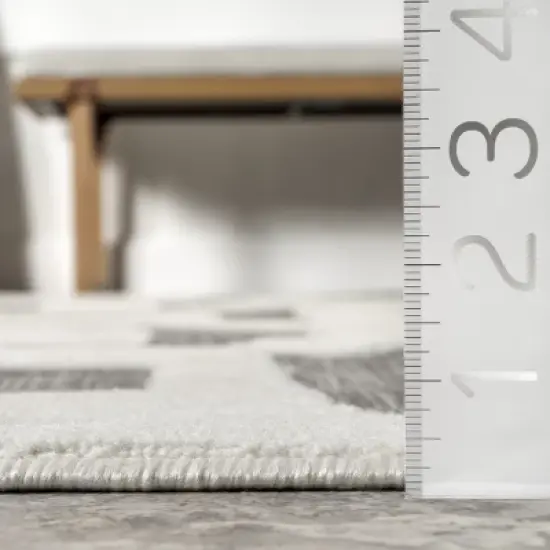 nuLOOM Nicola Transitional Bars Indoor/Outdoor Area Rug image {2}