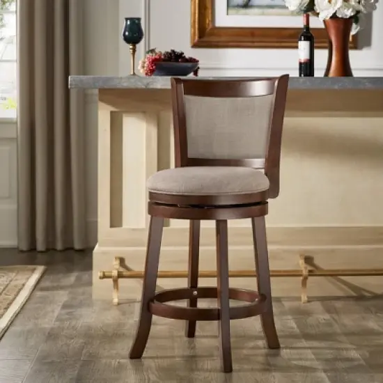 24" Piacenza Swivel Counter Height Barstool - Inspire Q image {1}