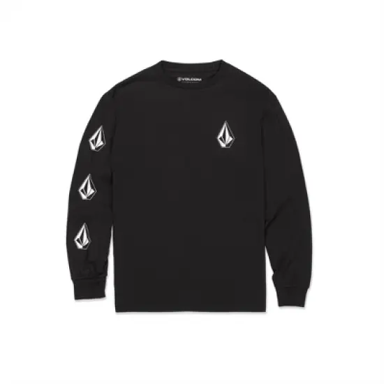 Volcom Boys Iconic Stone Long Sleeve Tee image {4}