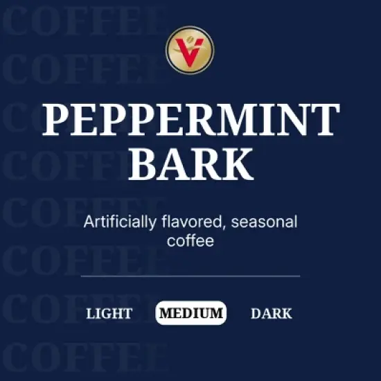 Victor Allen's Coffee Peppermint Bark Flavored, Medium Roast, 32 Count, Single Serve Coffee Pods for Keurig K-Cup Brewers image {1}