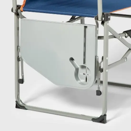 Compact Directors Outdoor Portable Camp Chair - Embark&trade;: Foldable Steel Frame, Armrests image {3}