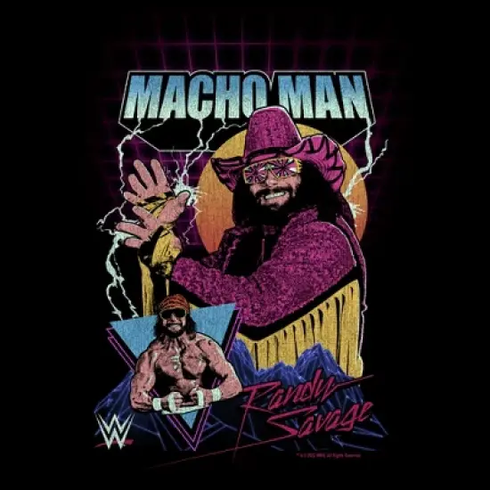 Men's WWE Macho Man Randy Savage Retro T-Shirt image {1}