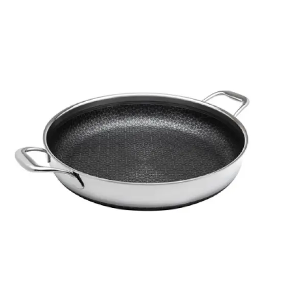 Livwell Brands Diamond Clad 14" Hybrid Nonstick Stainless Steel Everything Pan: Tri Ply, Oven & Dishwasher Safe, 6.65 Qt image {5}