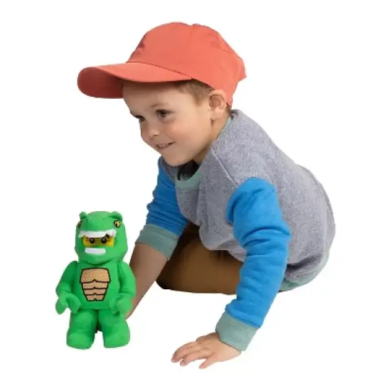Manhattan Toy Company LEGO&reg; Minifigure Lizard Man 9" Plush Character image {2}