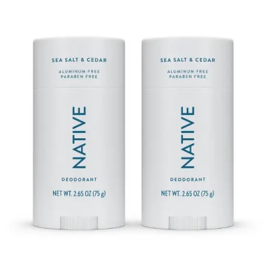 Native Twin Pack Deodorant - Sea Salt & Cedar - 4.6oz/2ct image {6}