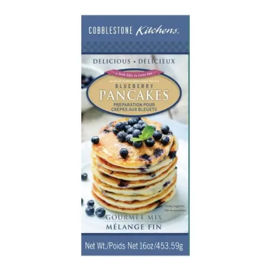 Cobblestone Kitchens 16 oz Blueberry Pancake Mix - Pack of 2 image {1}