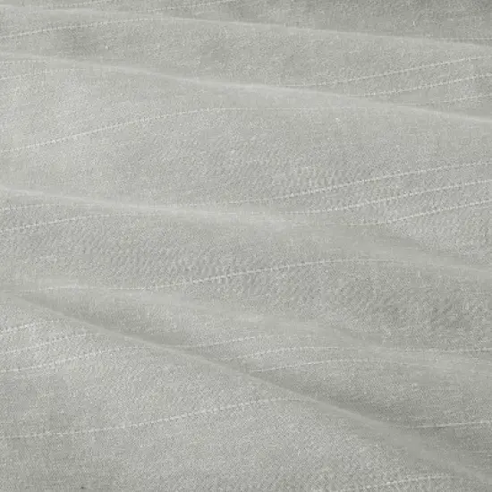 Heathered Stripe Comforter & Sham Set Jet Gray/Sour Cream - Hearth & Hand&trade; with Magnolia image {1}