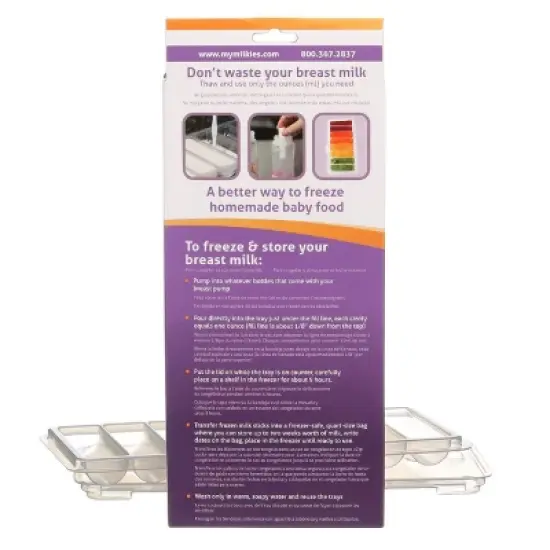 Milkies Milk Trays for Breast Milk Storage - 2ct image {1}