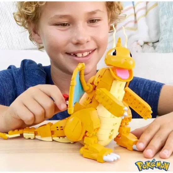 MEGA Pokemon Dragonite Figure with Motion Building Set (388 pc) image {3}