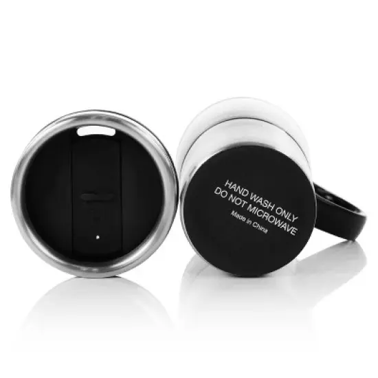 Mr. Coffee 16oz Stainless Steel and Stoneware Travel Mug image {7}