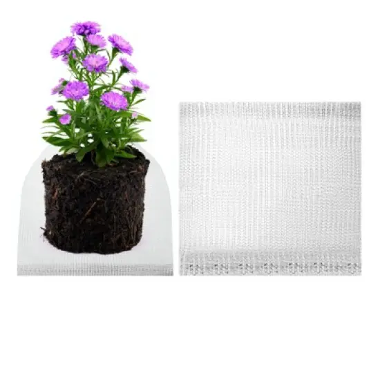 Unique Bargains Plant Root Protector 304 Stainless Steel Durable Reusable Wire Mesh Garden Netting 10 x 9 Inch Black 2 Packs image {6}