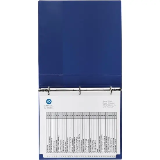 Avery 1-31 Dividers for 3 Ring Binders, 31 Tabs per Set, Customizable Table of Contents, Classic White Tabs (11128) image {7}