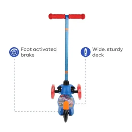 Hot Wheels Tilt and Turn Light Up 3 Wheel Scooter image {6}
