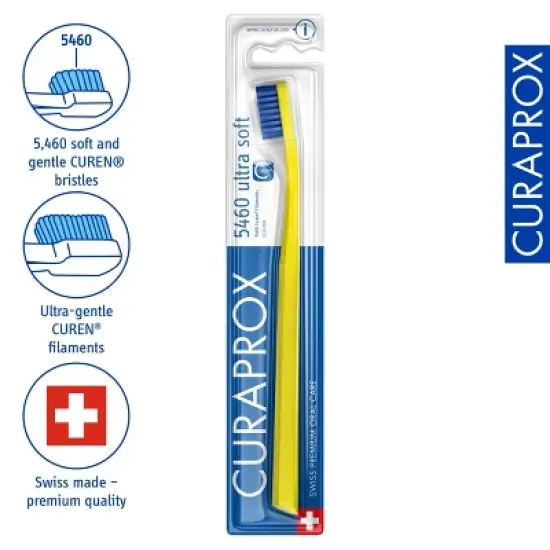 Curaprox CS 5460, Ultra Soft Toothbrush for Gentle and Powerful Daily Cleaning image {2}