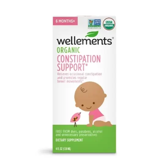 Wellements Organic Constipation Support - 4 fl oz image {2}