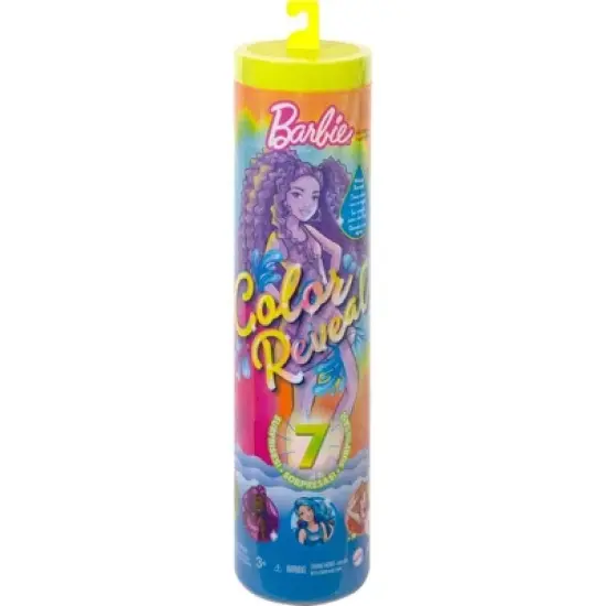 Barbie Color Reveal Neon Tie-Dye Doll image {5}