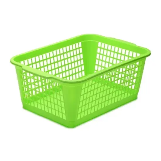 YBM HOME Plastic Perforated Storage Basket Bin Office Drawer, Shelf Desktop CountertopTray Organizer 32-1184 image {5}