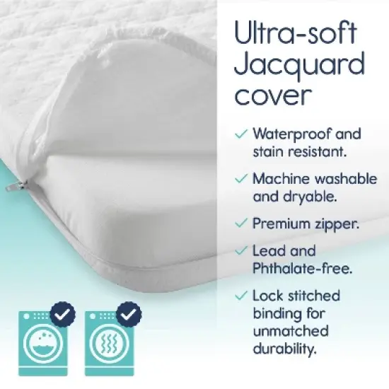 hiccapop Playard Mattress - White image {2}