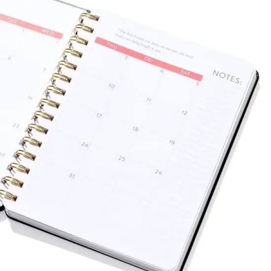 Kendra Scott Varsity Letter Planner - Black image {4}