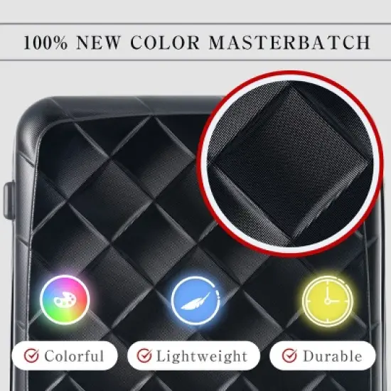 3 Piece Luggage Set with TSA Lock,Spinner Wheels, ABS Hard Shell Lightweight Expandable Travel Luggage for Men Women image {3}