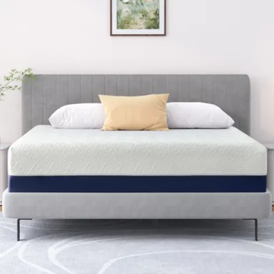 Twolike 12 Inches Medium Feeling Memory Foam Mattress Infused Gel for Cool & Comfort Sleep, Fit for All Sleep Position image {4}