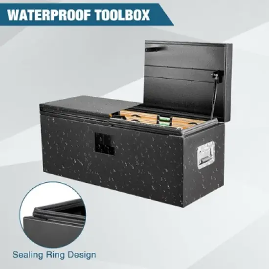 Heavy-Duty Hitch Mount Tool Box, Rust Resistant Steel with Weatherproof Seal image {2}